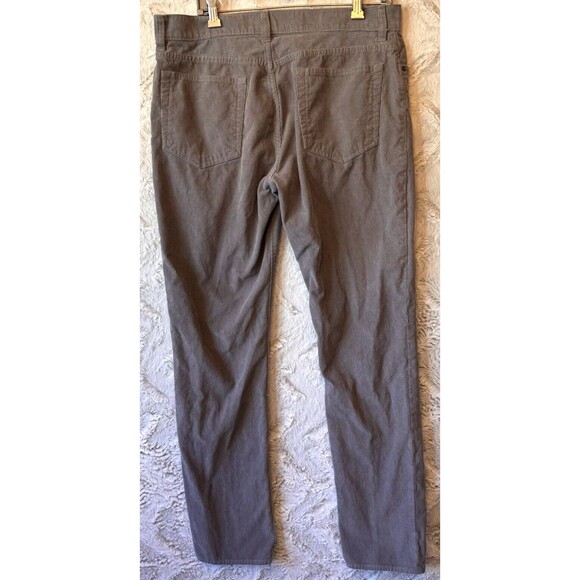 J Crew Pants Men's Corduroy 34 x 34 The Sutton Straight Fit Stretch‎ Gray Cotton - Picture 3 of 10